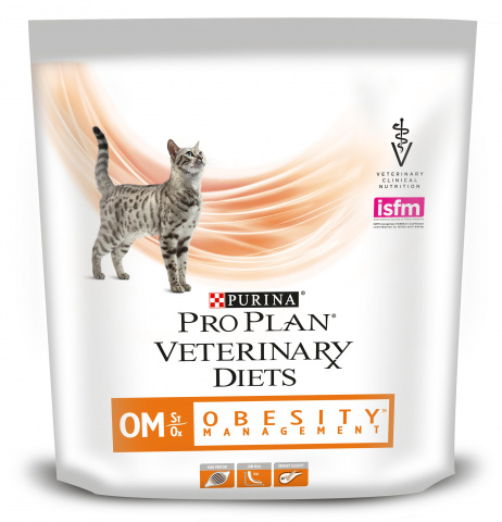 Purina Pro Plan Vet Diet Корм сухой для кошек при ожирении OM от зоомагазина Дино Зоо
