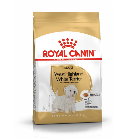 West Highland White Terrier Adult корм для собак породы вест-хайленд-уайт-терьер от 10 месяцев, Royal Canin от зоомагазина Дино Зоо