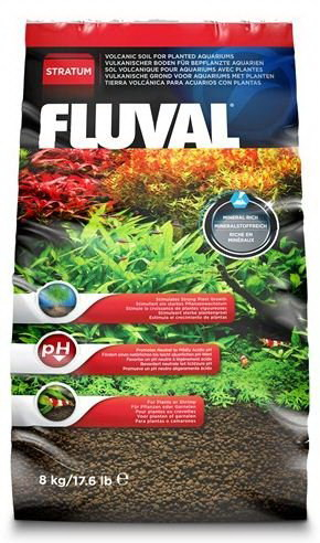 Вулканический грунт Fluval для креветок и растений, 4 кг от зоомагазина Дино Зоо