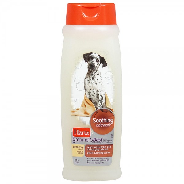Шампунь с овсом, для собак Groomer's Best Oatmeal Shampoo for Dogs, 532 мл, Hartz