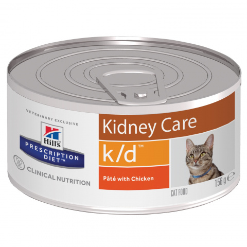 Prescription Diet k/d Kidney Care вл.корм для кошек, с курицей, Hill's