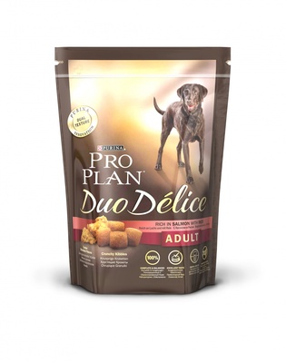 Purina Pro Plan  DuoDelice Корм  для взрослых собак Лосось и рис от зоомагазина Дино Зоо