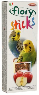 Палочки для попугаев Sticks с яблоком 2х30 г, Fiory