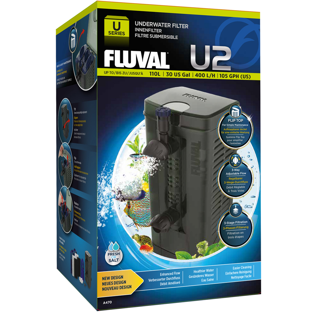 Внутренний фильтр Fluval «U2» до 110л