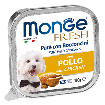 Dog Fresh консервы для собак курица, Monge от зоомагазина Дино Зоо
