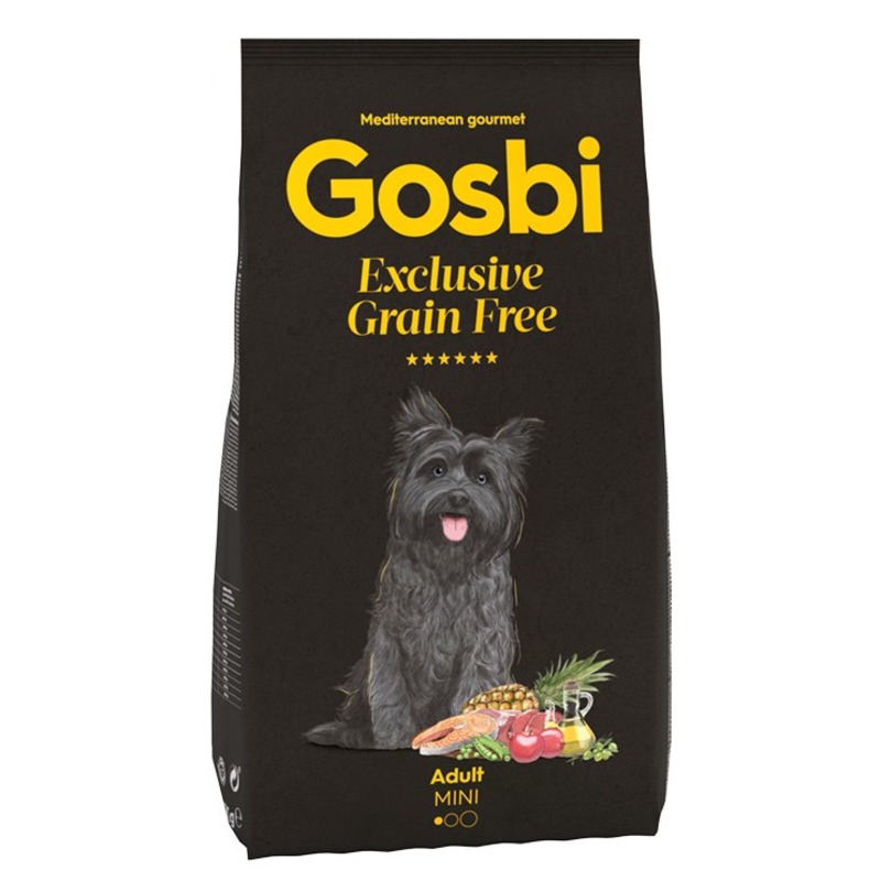 GOSBI EXCLUSIVE GRAIN FREE ADULT MINI Корм сухой для собак мелких пород от зоомагазина Дино Зоо