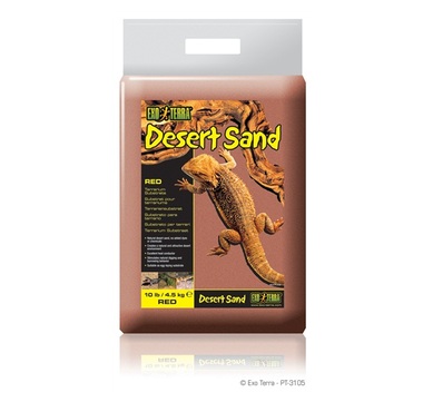 Песок для террариумов Desert Sand красный 4,5 кг от зоомагазина Дино Зоо