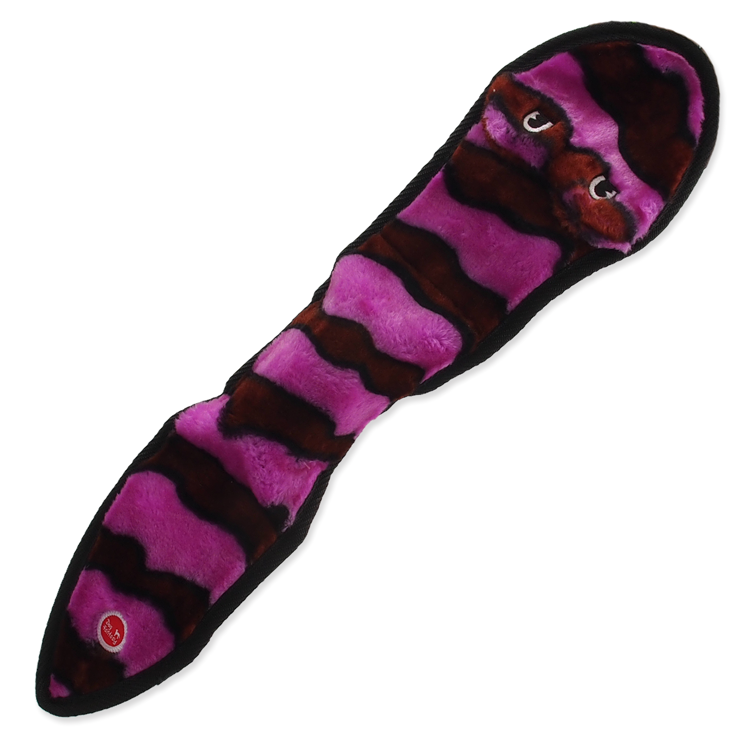 Игрушка мягкая для собак змея Extreme фиолетовая 50 см Dog Fantasy от зоомагазина Дино Зоо