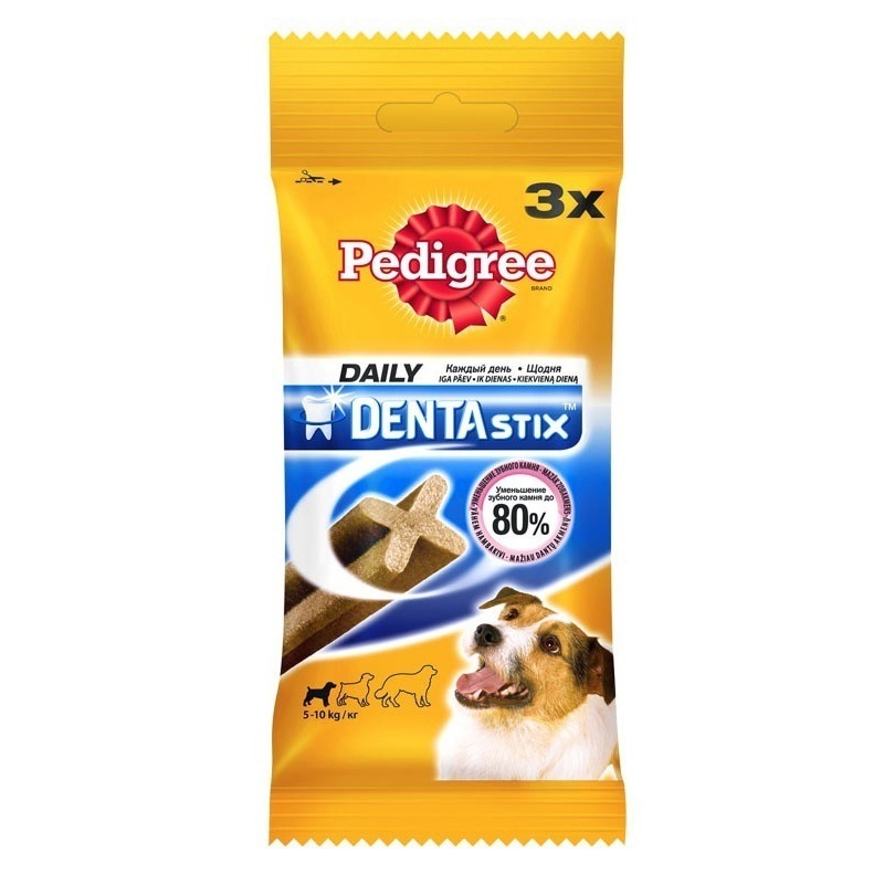 "Denta Stix" Пластинки для снятия зубного камня у мелких собак, Pedigree