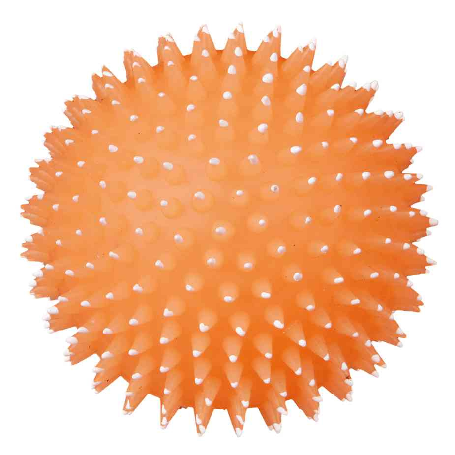 Мяч игольчатый фосфорицирующий, резина Trixie