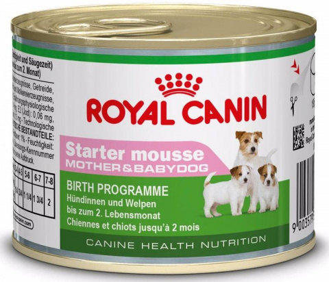Starter Mousse мусс для сук и щенков до 2 месяцев, Royal Canin