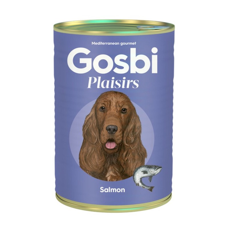 GOSBI PLAISIRS Корм влажный для собак ЛОСОСЬ
