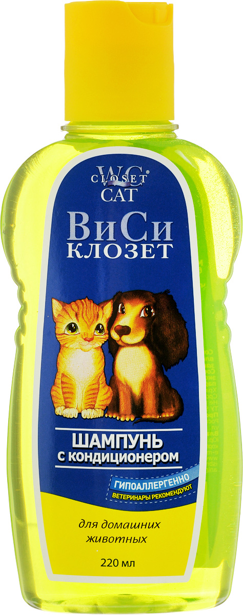 Шампунь для кошек и собак , с кондиционером, ВиСи Клозет