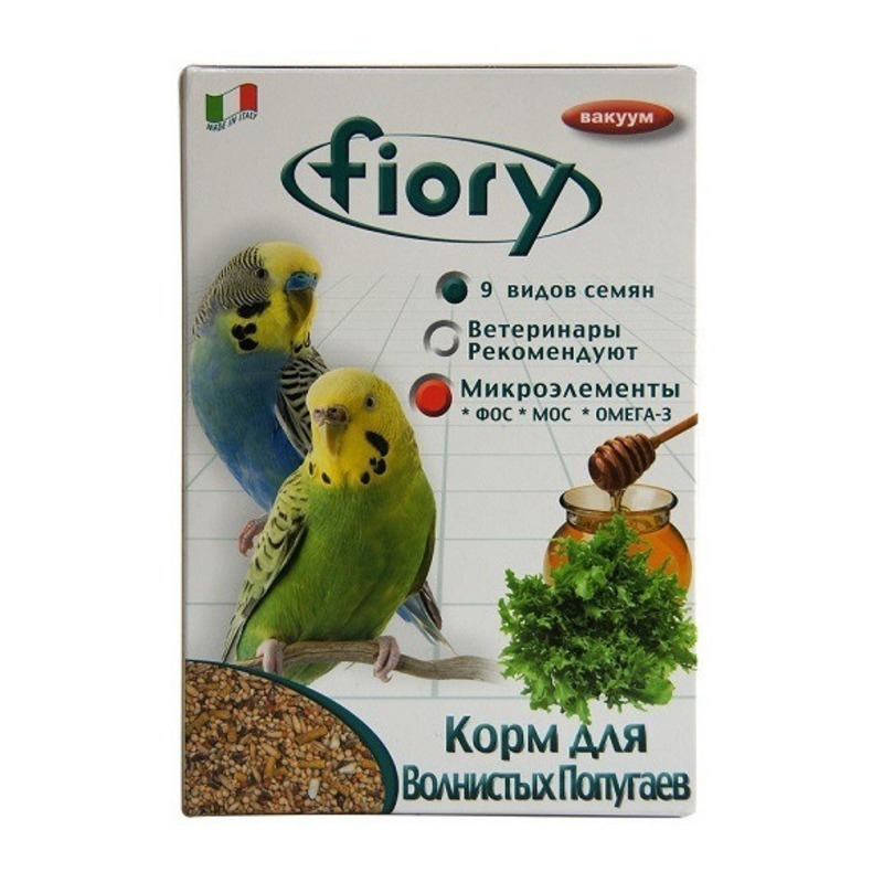 Корм для волнистых попугаев Pappagallini, Fiory от зоомагазина Дино Зоо