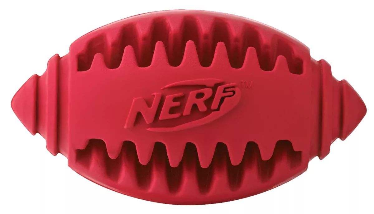 NERF Мяч для регби рифленый, 10 см от зоомагазина Дино Зоо