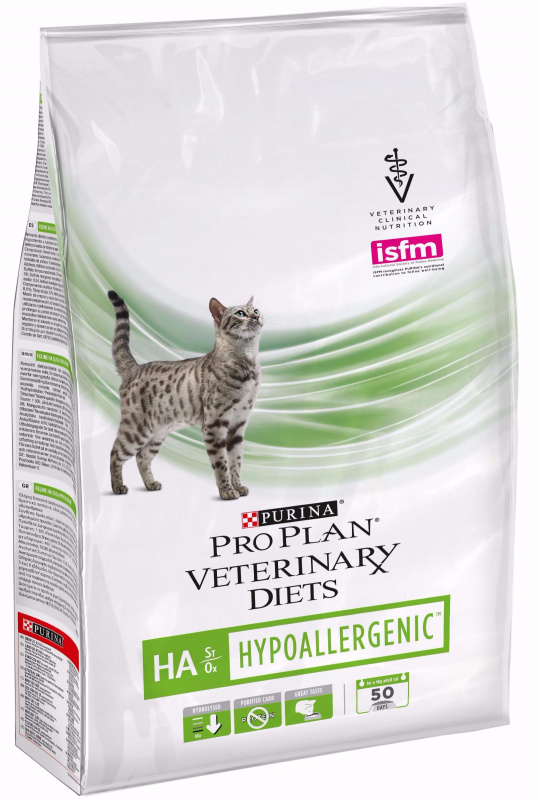 Purina Pro Plan Vet Diet HA Корм сухой для кошек при аллергии от зоомагазина Дино Зоо