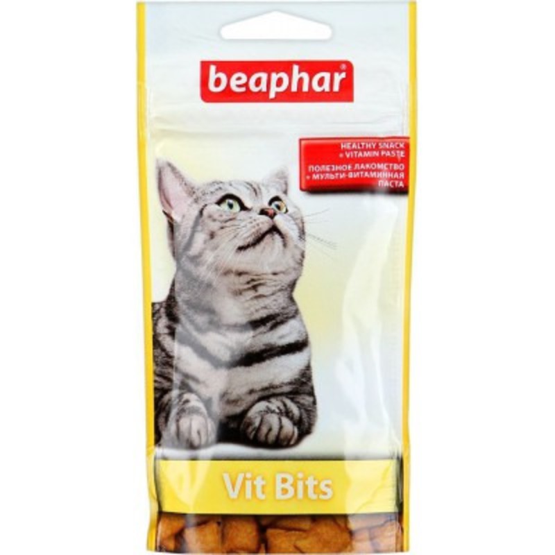 Beaphar Подушечки для кошек "Vit Bits" от зоомагазина Дино Зоо