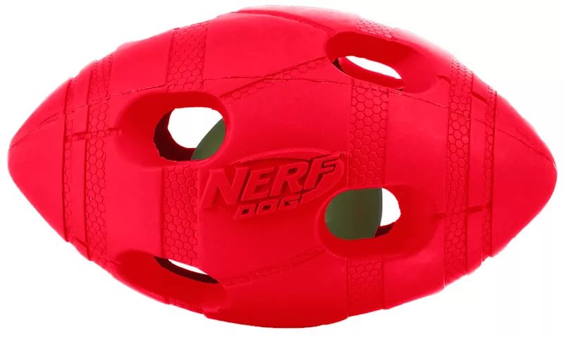 NERF Мяч для регби светящийся, 13,5 см от зоомагазина Дино Зоо