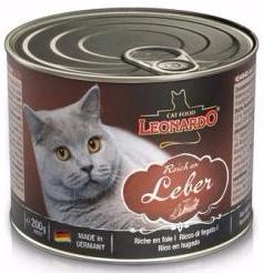Quality Selection консервы для взрослых кошек, c печенью, Leonardo