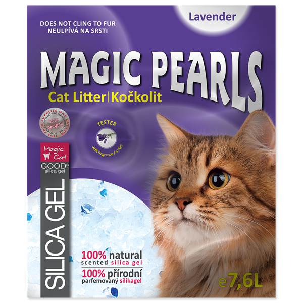 Наполнитель Magic Cat с Лавандой Селикогелевый для кошачьих туалетов 7.6л от зоомагазина Дино Зоо
