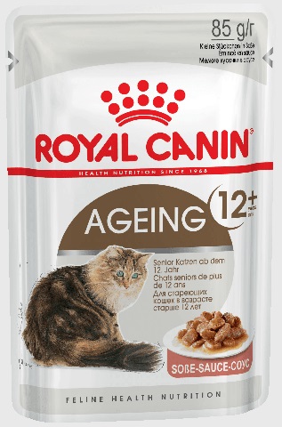 Ageing +12 кусочки в соусе для кошек старше 12 лет, Royal Canin