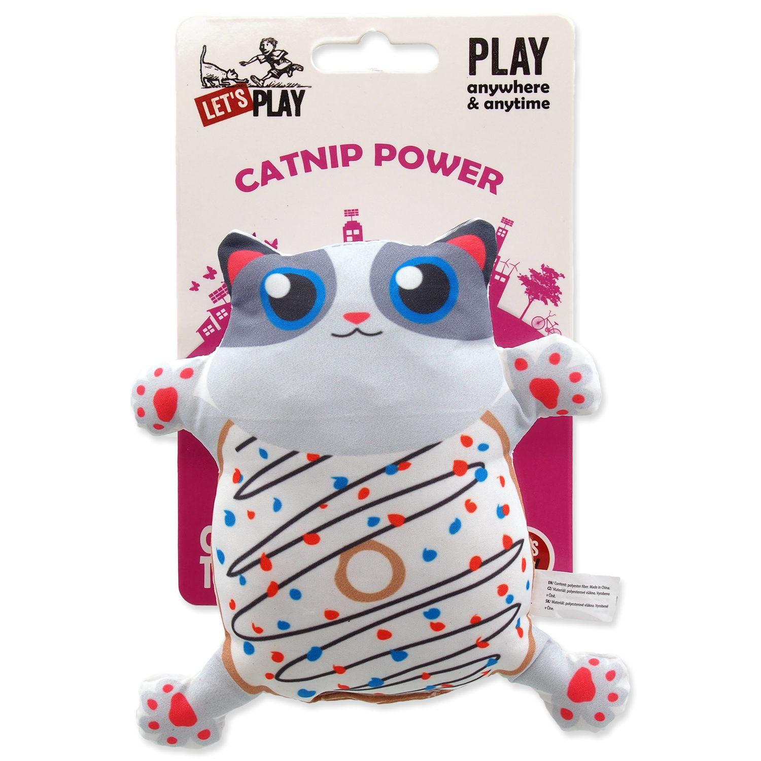 Игрушка мягкая в виде кошки модель 6 Cat Toy от зоомагазина Дино Зоо