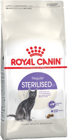 Sterilised 37 корм сухой для стерилизованных кошек с 1 до 7 лет, Royal Canin от зоомагазина Дино Зоо