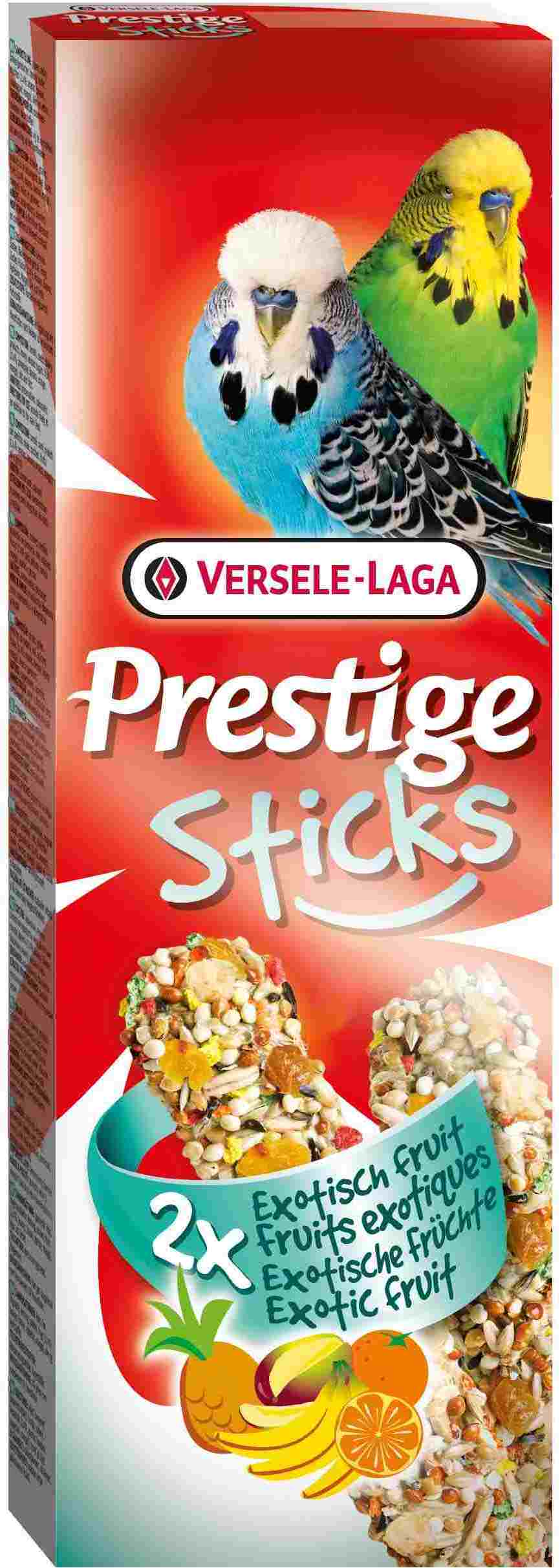 Палочки для волнистых попугаев Prestige с экзотическими фруктами 2х30 г, VERSELE-LAGA