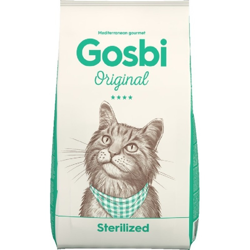 GOSBI ORIGINAL CAT STERILIZED Корм сухой для стерилизованных кошек от зоомагазина Дино Зоо