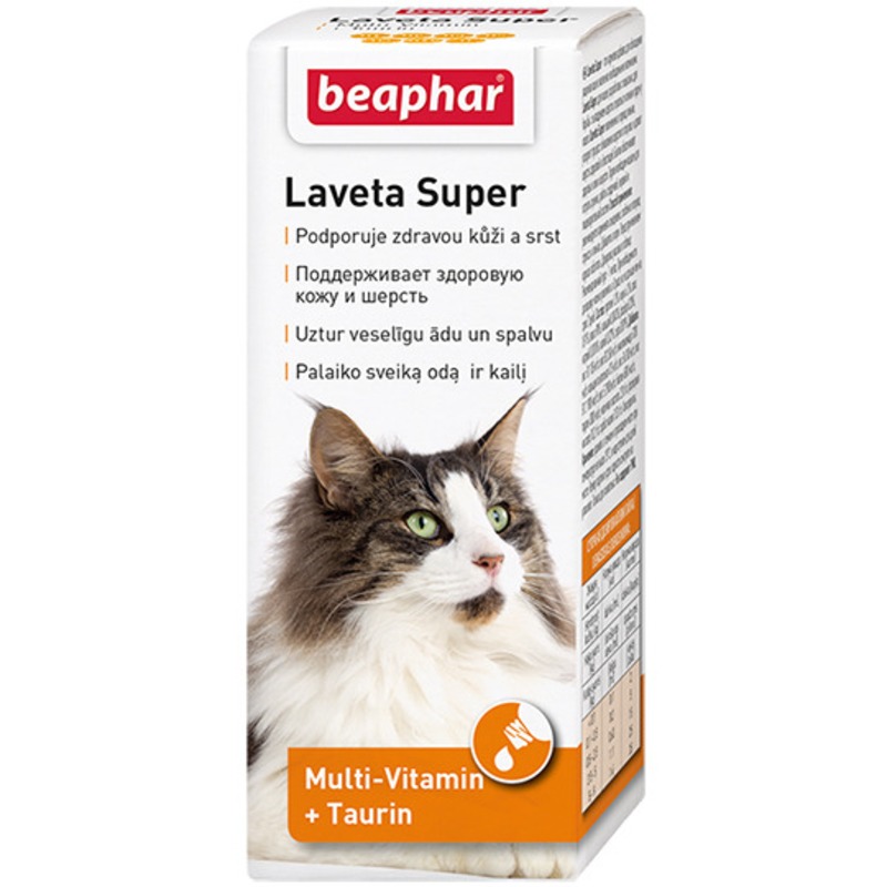 Beaphar Витамины для кошек «Laveta super» от зоомагазина Дино Зоо