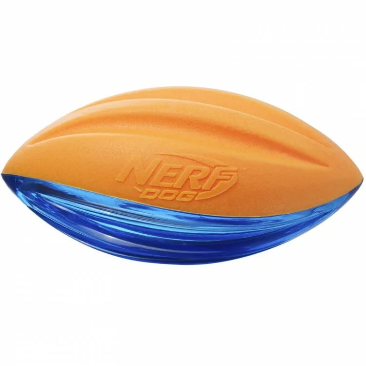 NERF Мяч для регби комбинированный из вспененной резины и ТПР, 15 см от зоомагазина Дино Зоо