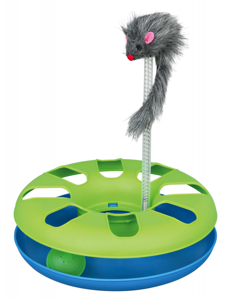 Игрушка для кошек Трек с мышкой, Trixie от зоомагазина Дино Зоо