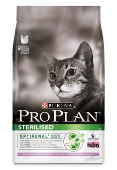 Purina Pro Plan 1.5кг. "Sterilised" Корм сухой для стерилизованных кошек Индейка от зоомагазина Дино Зоо