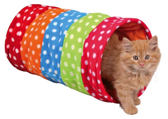 Тоннель игровой, флис для кошек 50 см, Trixie от зоомагазина Дино Зоо