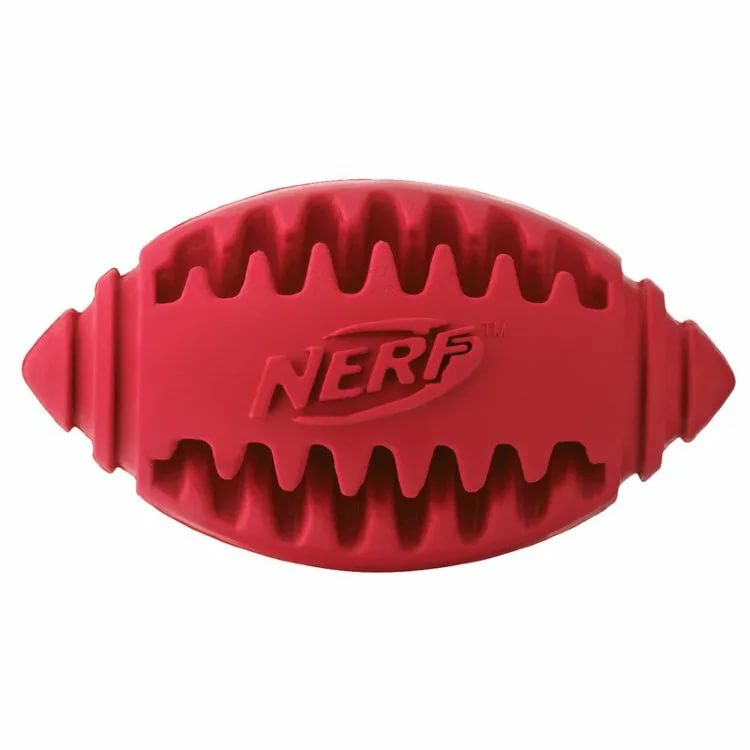 NERF Мяч для регби рифленый, 8 см от зоомагазина Дино Зоо
