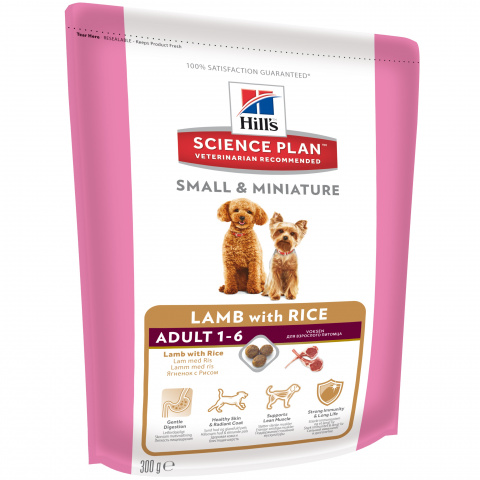 Science Plan Small Miniature сухой корм для собак миниатюрных пород, ягненок с рисом, Hill's от зоомагазина Дино Зоо