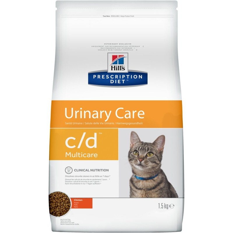 Prescription Diet c/d Multicare Urinary Care сухой д./кошек профилактика МКБ, с курицей 400гр, Hill's