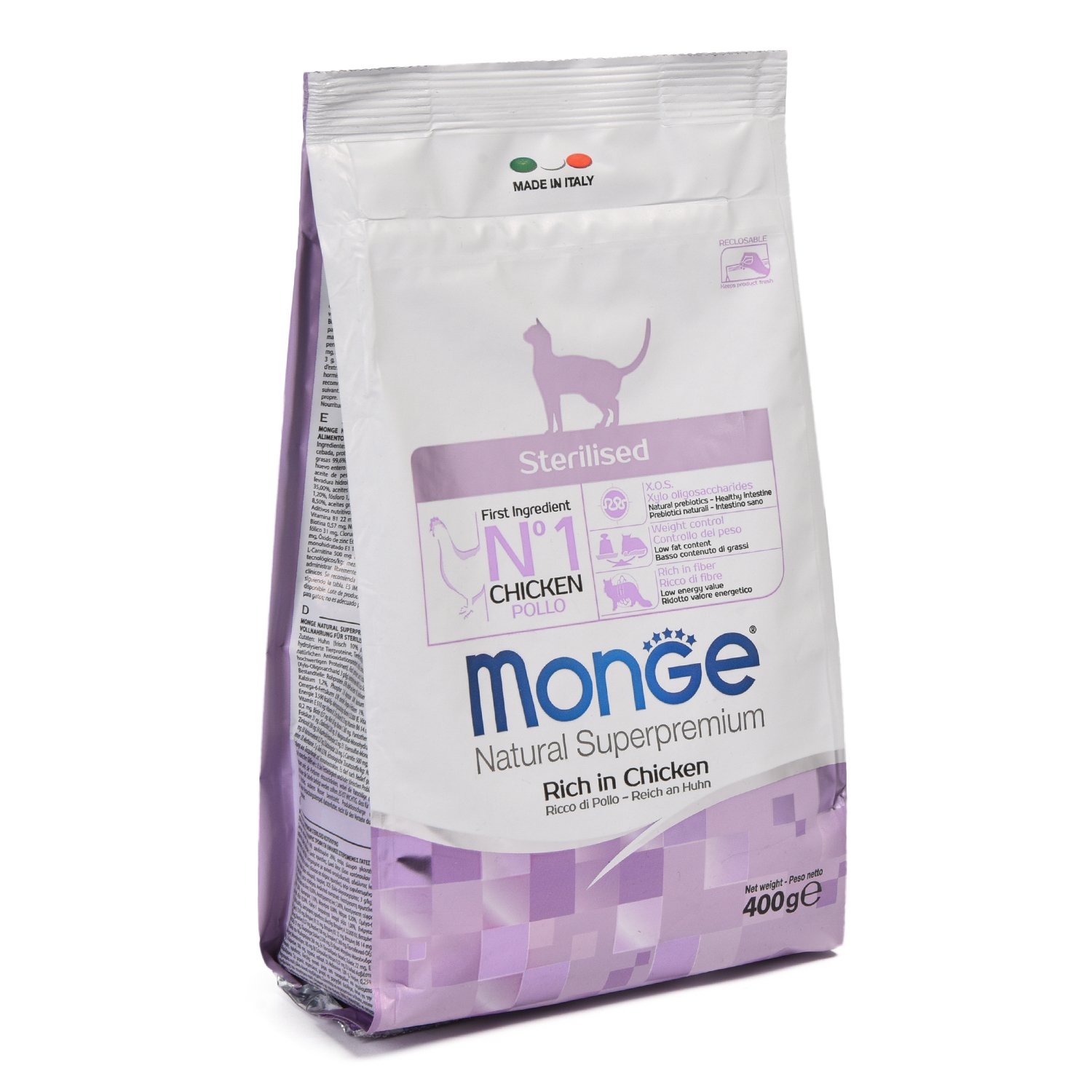 Cat Sterilised корм сухой для стерилизованных кошек, Monge