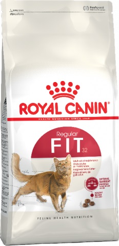 Fit 32 корм для бывающих на улице кошек в возрасте от 1 до 7 лет, Royal Canin от зоомагазина Дино Зоо