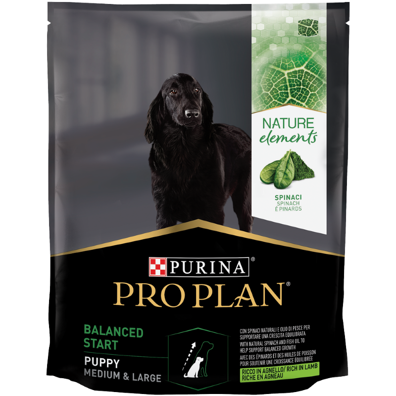 Purina Pro Plan  "Natur El" Puppy корм сухой для собак средних и крупных пород Ягненок