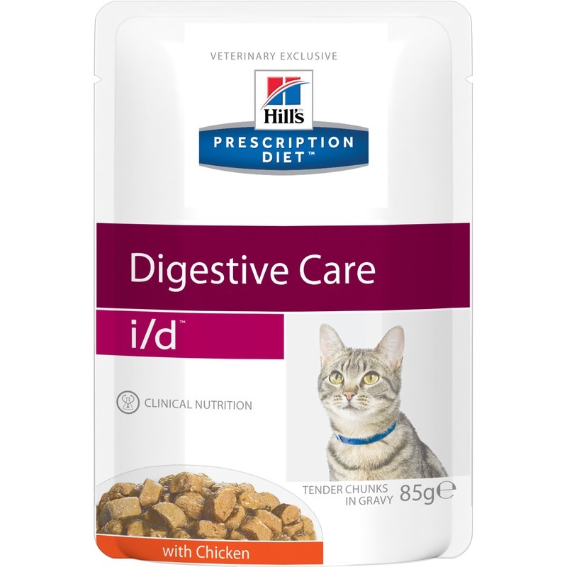 Prescription Diet i/d Digestive Care влажный корм для кошек, с курицей, Hill's от зоомагазина Дино Зоо