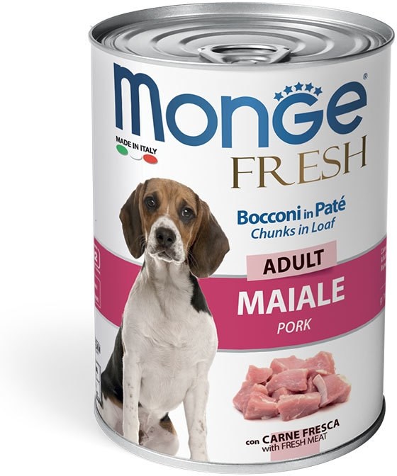 Dog Fresh консервы для собак мясной рулет свинина, Monge от зоомагазина Дино Зоо