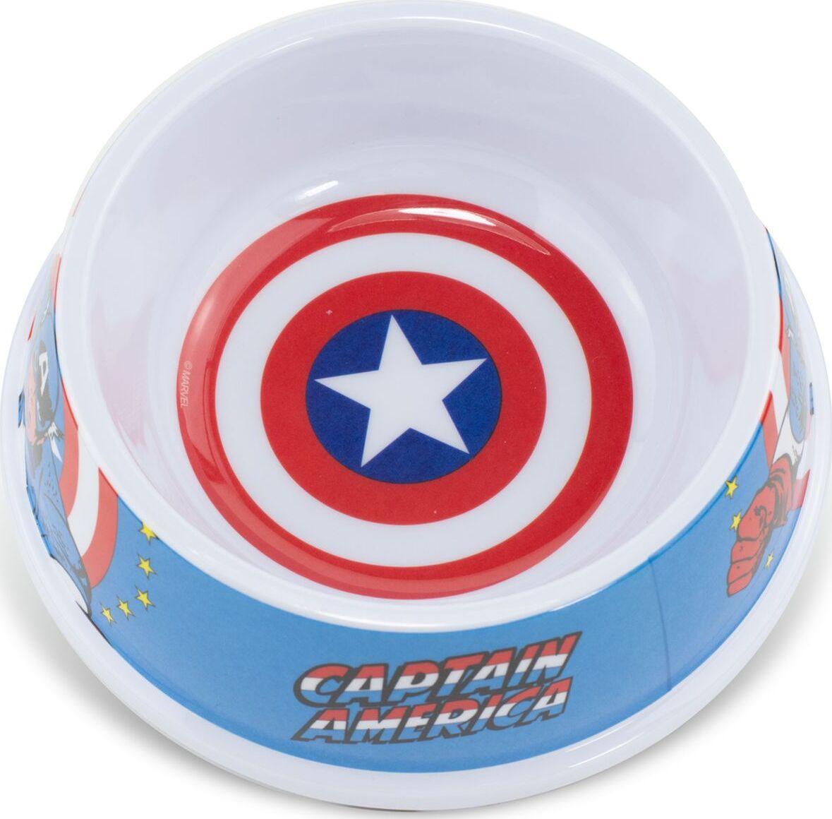 Buckle-Down Капитан Америка мультицвет миска от зоомагазина Дино Зоо