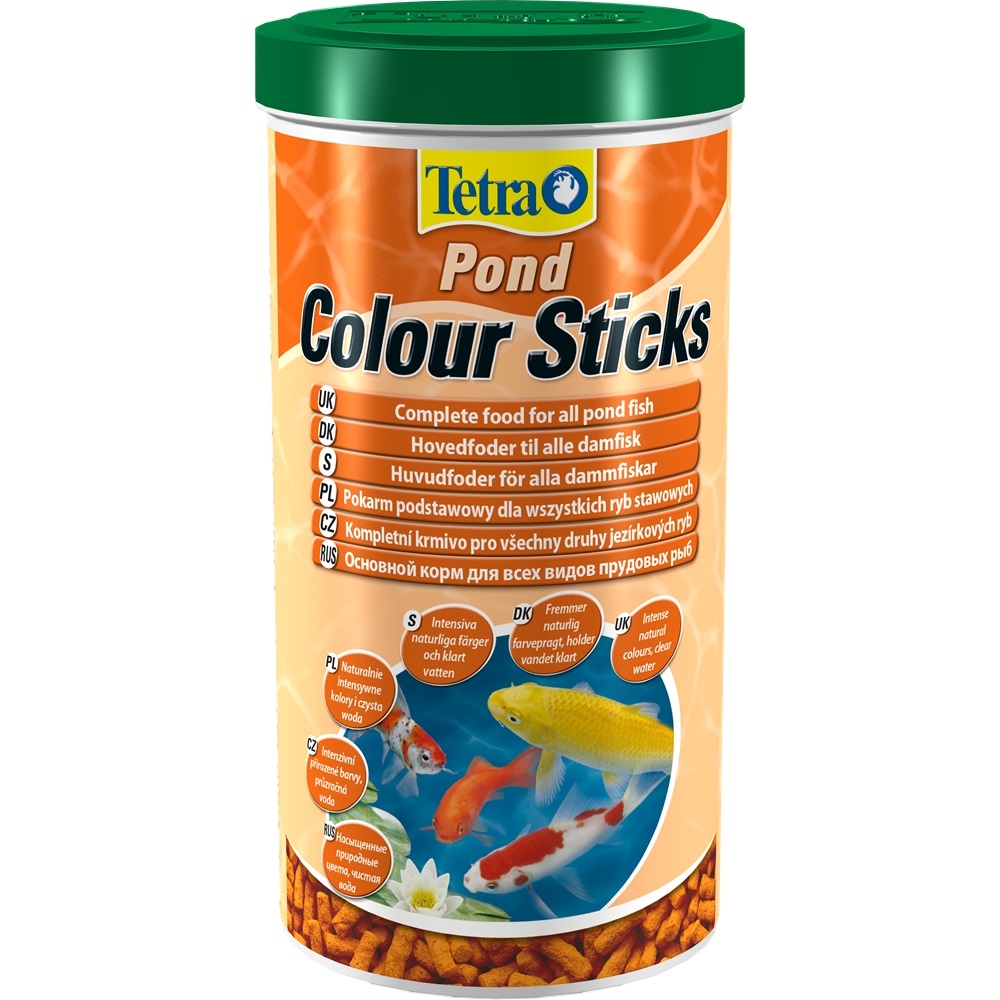 Корм Pond Color для яркой окраски всех прудовых рыб, гранулы,  1 л, Tetra