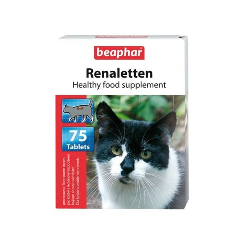 Beaphar Витамины для кошек с почечными проблемами «Renaletten» от зоомагазина Дино Зоо