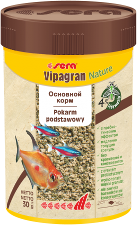 Sera Vipagran Корм для рыб основной в гранулах, 100 мл., 30 г от зоомагазина Дино Зоо