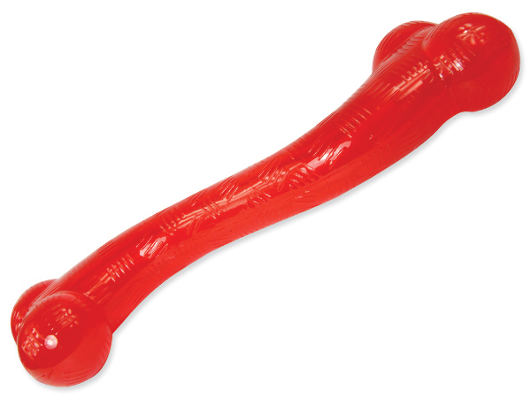 Игрушка для собак кость красная 30,4 см Dog Fantasy от зоомагазина Дино Зоо