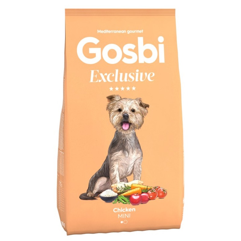 GOSBI EXCLUSIVE CHICKEN MINI Корм сухой для собак мелких пород Курица от зоомагазина Дино Зоо