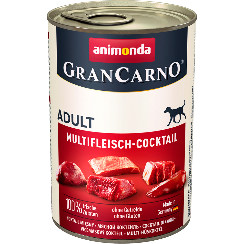 ANIMONDA GranCarno Original Adult 400 г Корм конcервы для  собак мясной коктейль от зоомагазина Дино Зоо