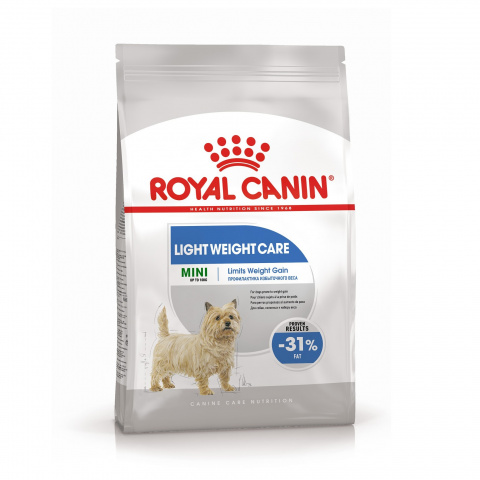 Mini Light Weight Care корм для собак, предрасположенных к избыточному весу, Royal Canin от зоомагазина Дино Зоо